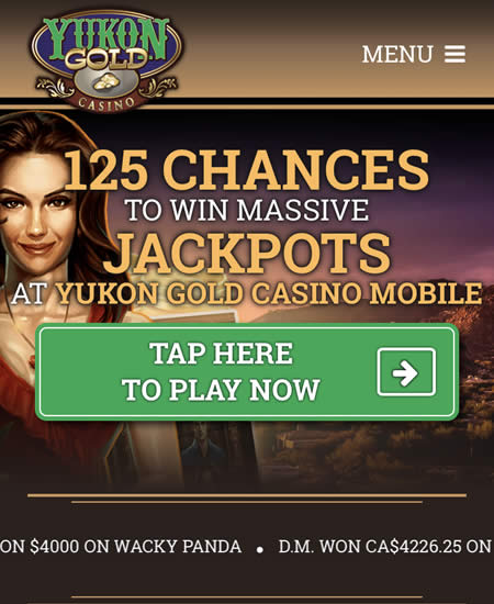 Yukon Gold games are compatible with all brands of smartphones