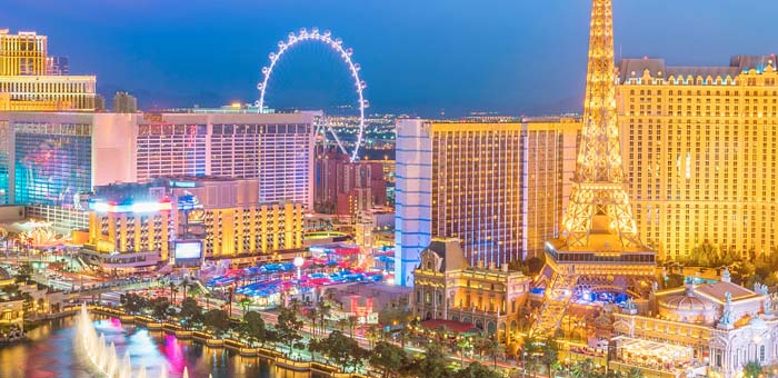 Las Vegas casinos landscape
