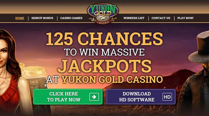 Yukon Gold Casino - For Las Vegas slot fans - Certified in Canada