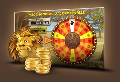 The Wheel of Fortune on the Mega Moolah