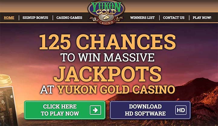 Yukon Gold - an online casino for slot fans